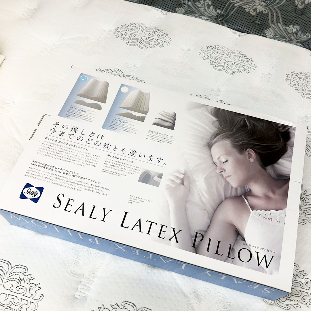 【ROOMDECO 都賀本店】米国ベッド業界を牽引する大人気のブランドSealyのLatexPillowを紹介