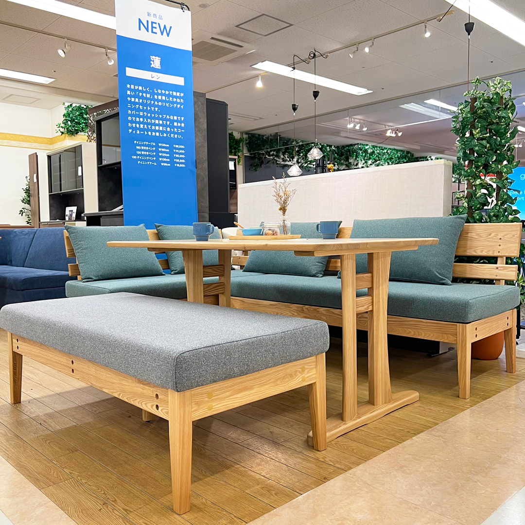 【かねたや家具店 市川店】ソファもダイニングも両方置くスペースがないならこれがおすすめ♪