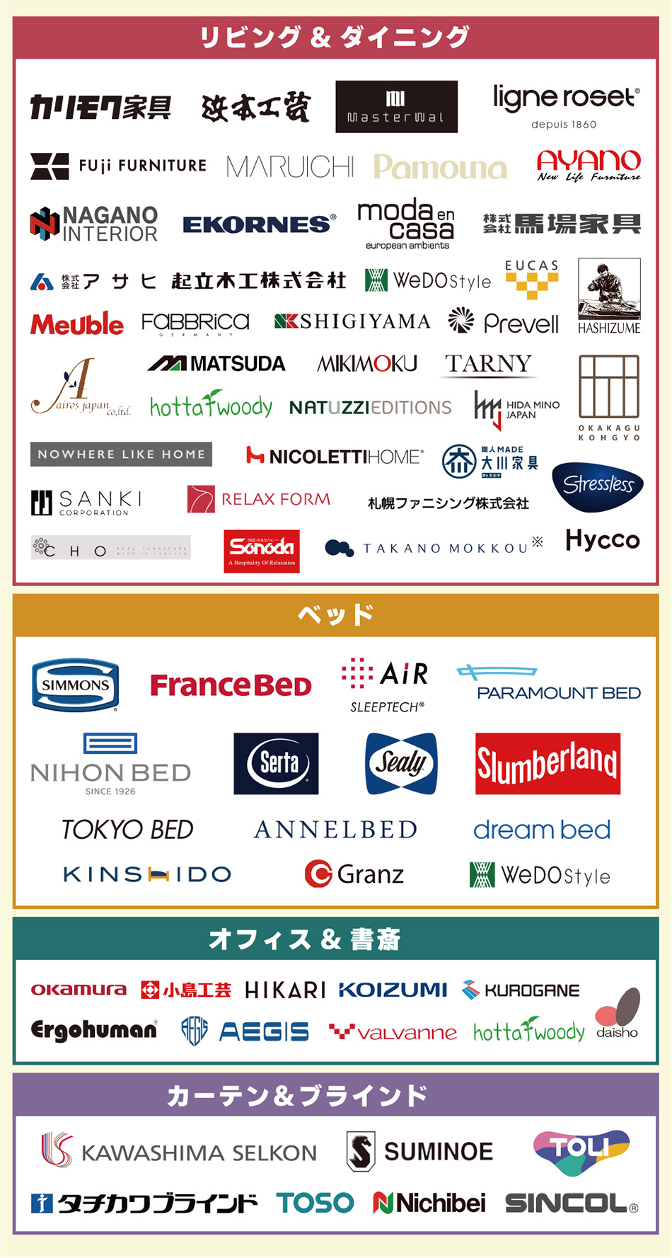 出展メーカー一覧