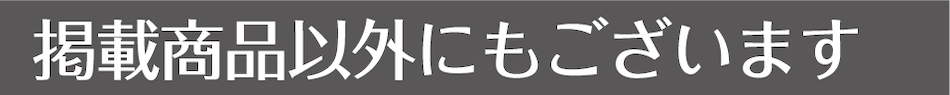 掲載商品以外にもございます