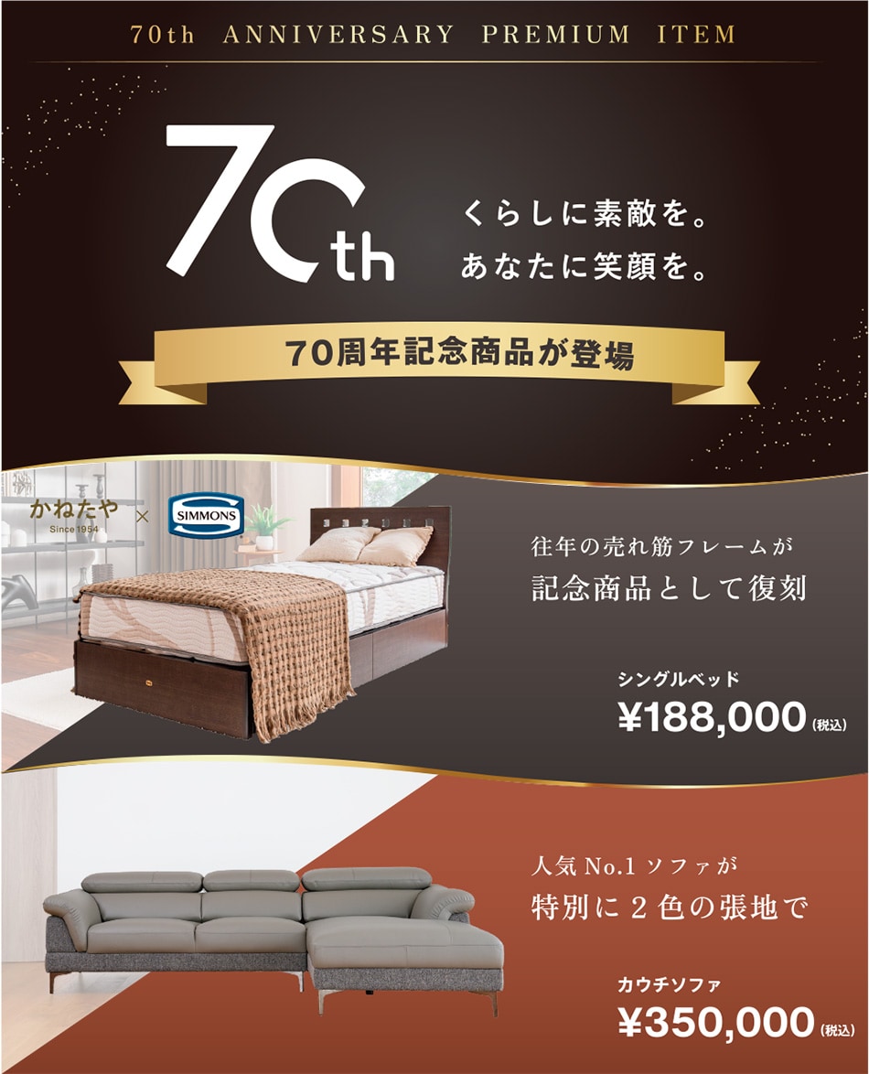 70th記念商品