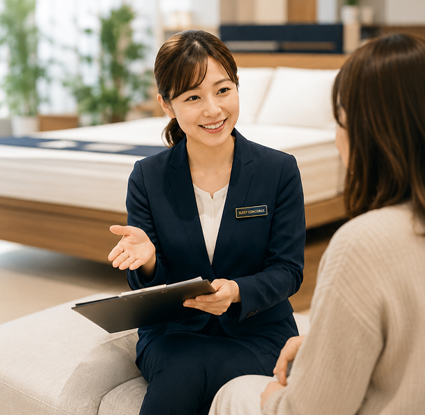 眠りのプロが案内